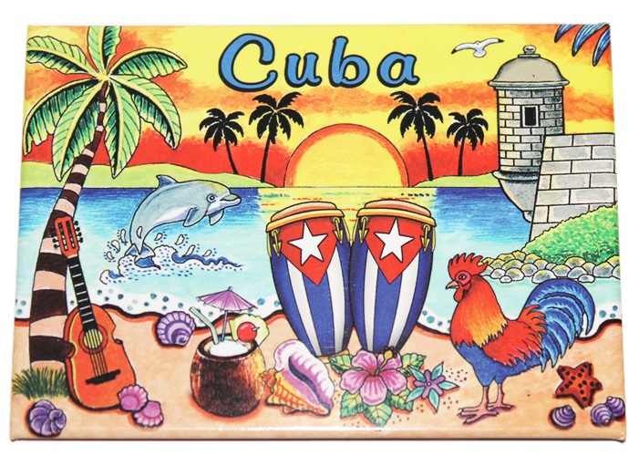 Cuban Sunset Refrigerator Magnet